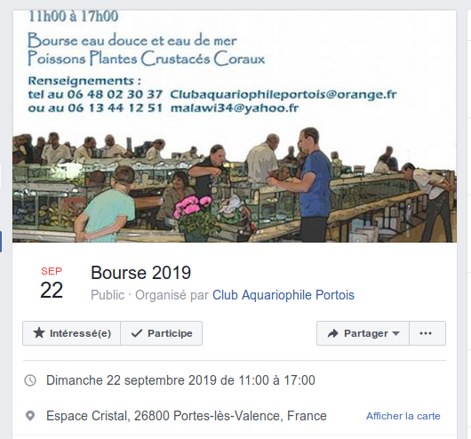 bourse aux poissons à Portes-les-Valence.