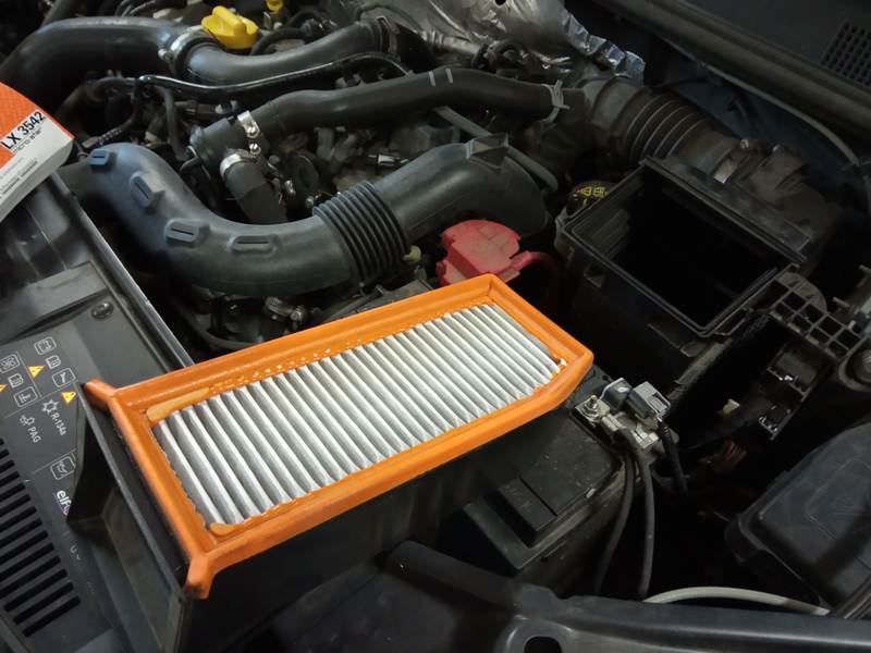 filtre à air d'une Dacia Sandero Stepway